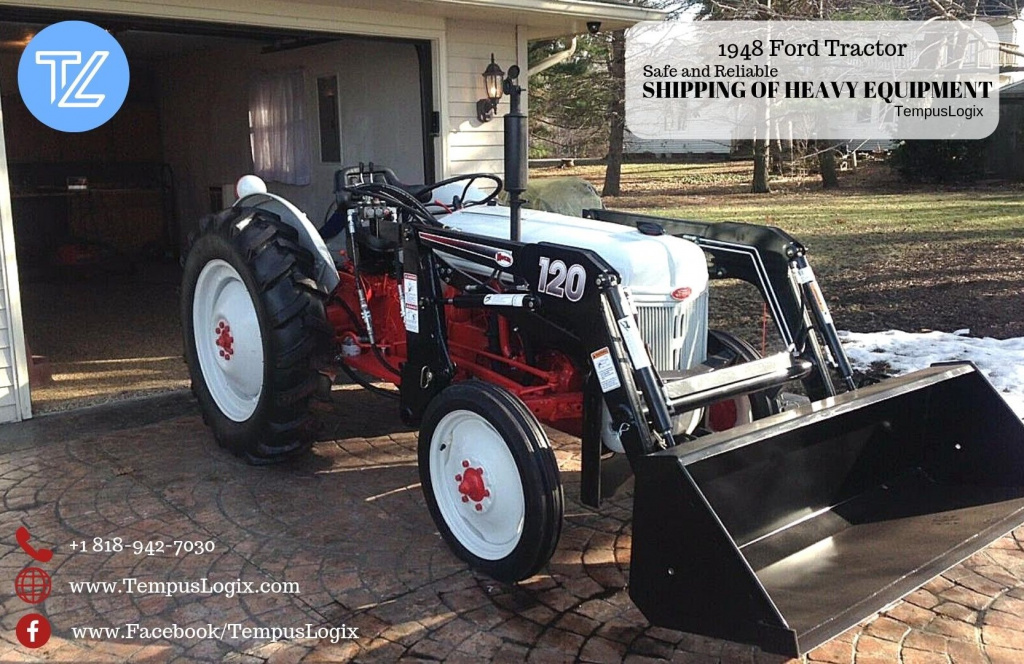 1948 Ford Tractor shipped by Tempus Logix
