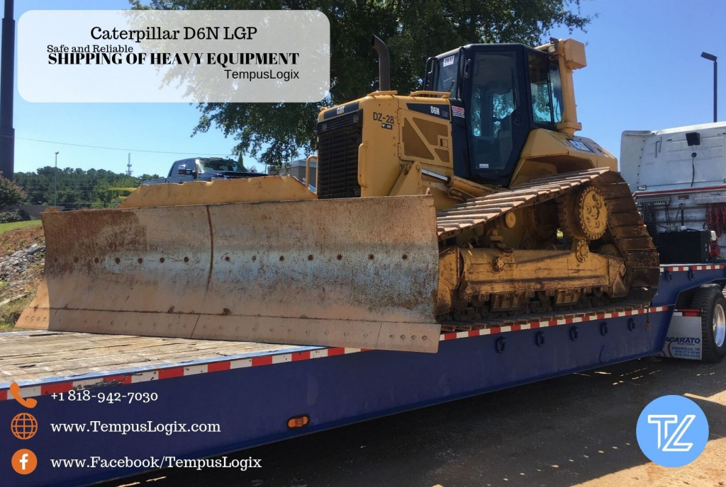 Caterpillar D6N LGP Oversized load shipping