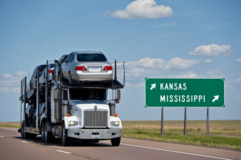 Kansas to Mississippi Car Shipping