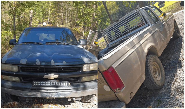 Two inoperable pickups transportation