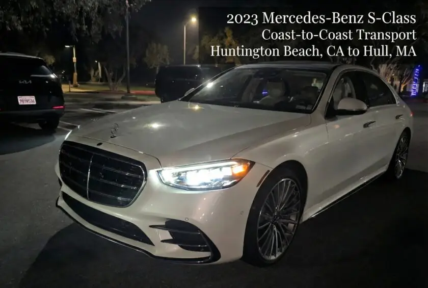 How Open Transport Delivered a Luxury Mercedes Safely: Car Shipping from Huntington Beach, CA to Hull, MA