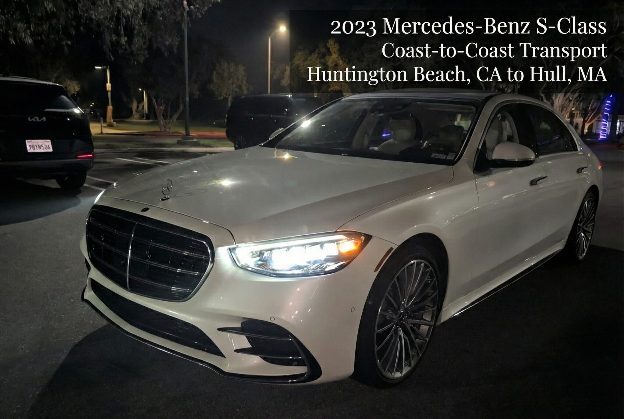 How Open Transport Delivered a Luxury Mercedes Safely: Car Shipping from Huntington Beach, CA to Hull, MA