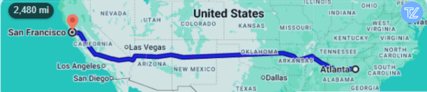 Atlanta to San Francisco