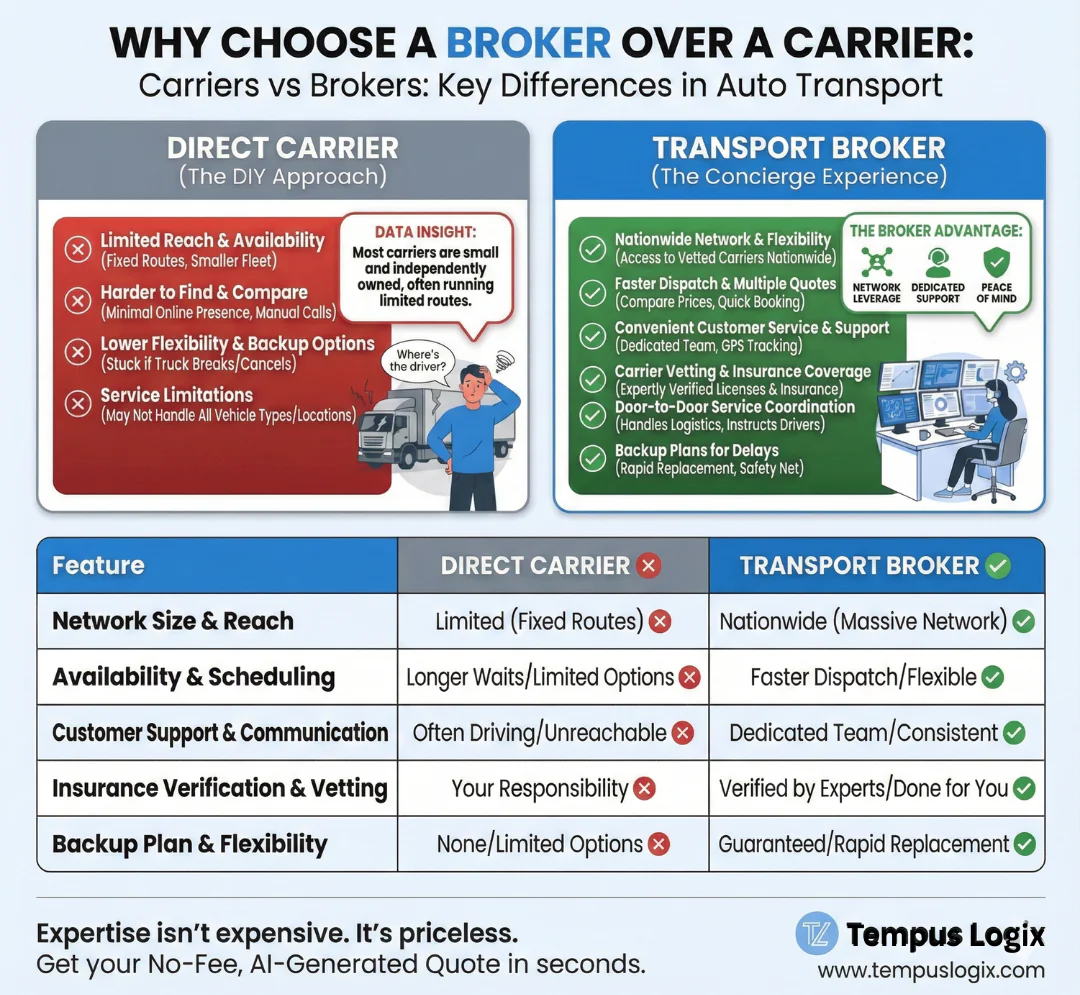 Carrier vs broker image