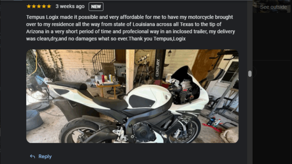 The customer feedback