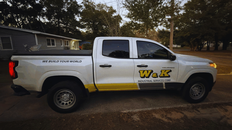 The Truck At Pickup Residential Area