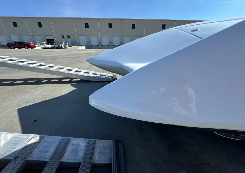 1986 Corvette with ramps