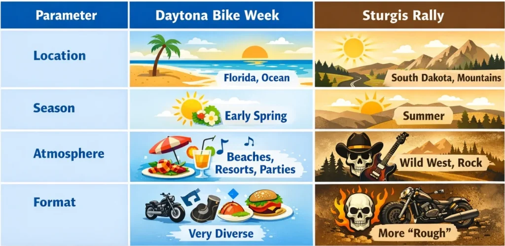 Bike Week or Sturgis Whats the Difference