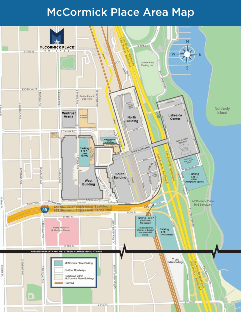 Parking information at McCormick Place