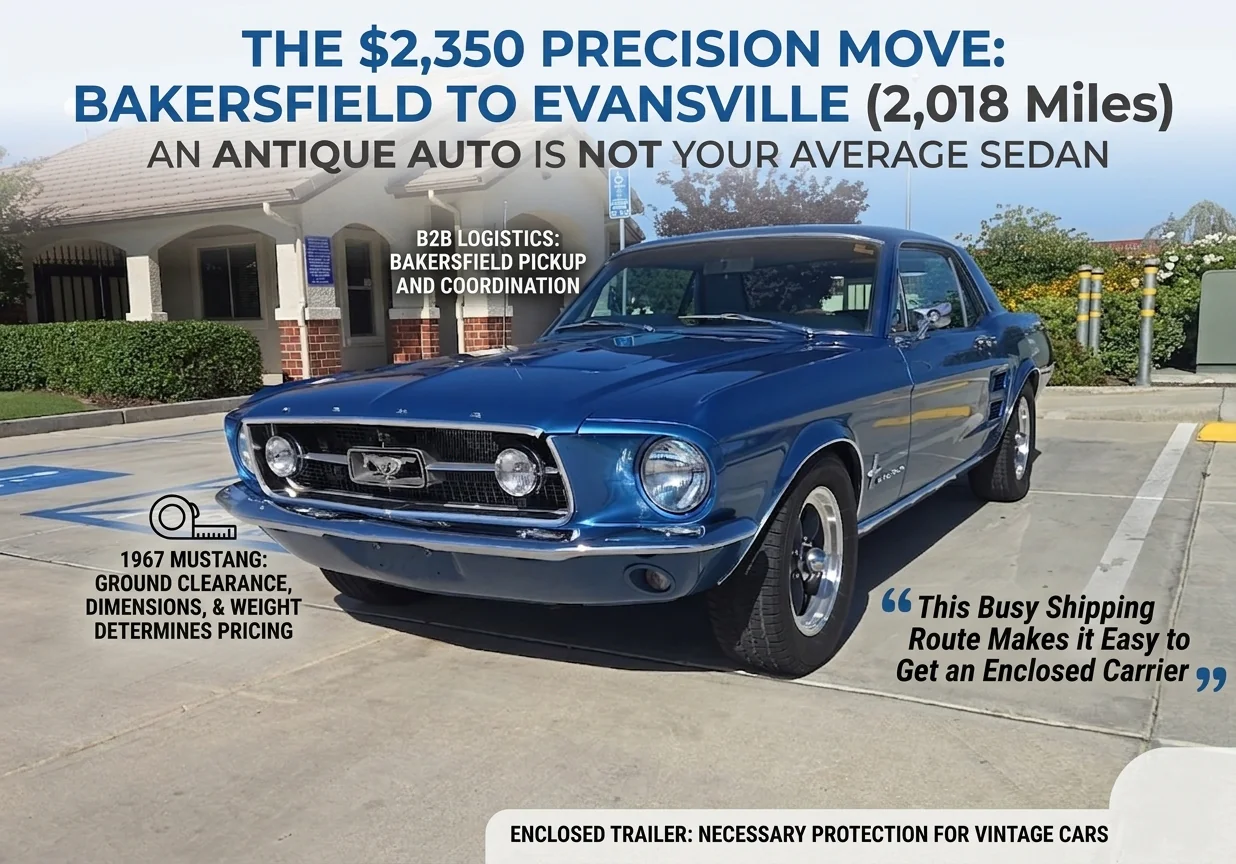 A classic Mustang