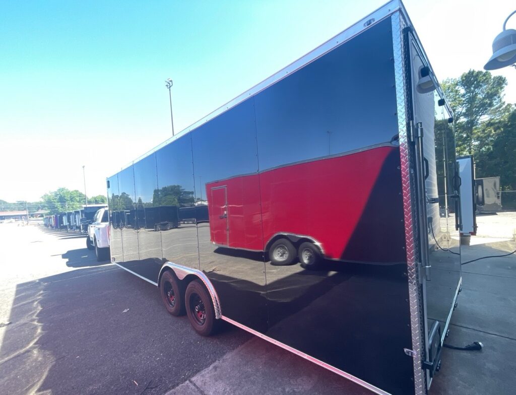 Cargo trailer tow away