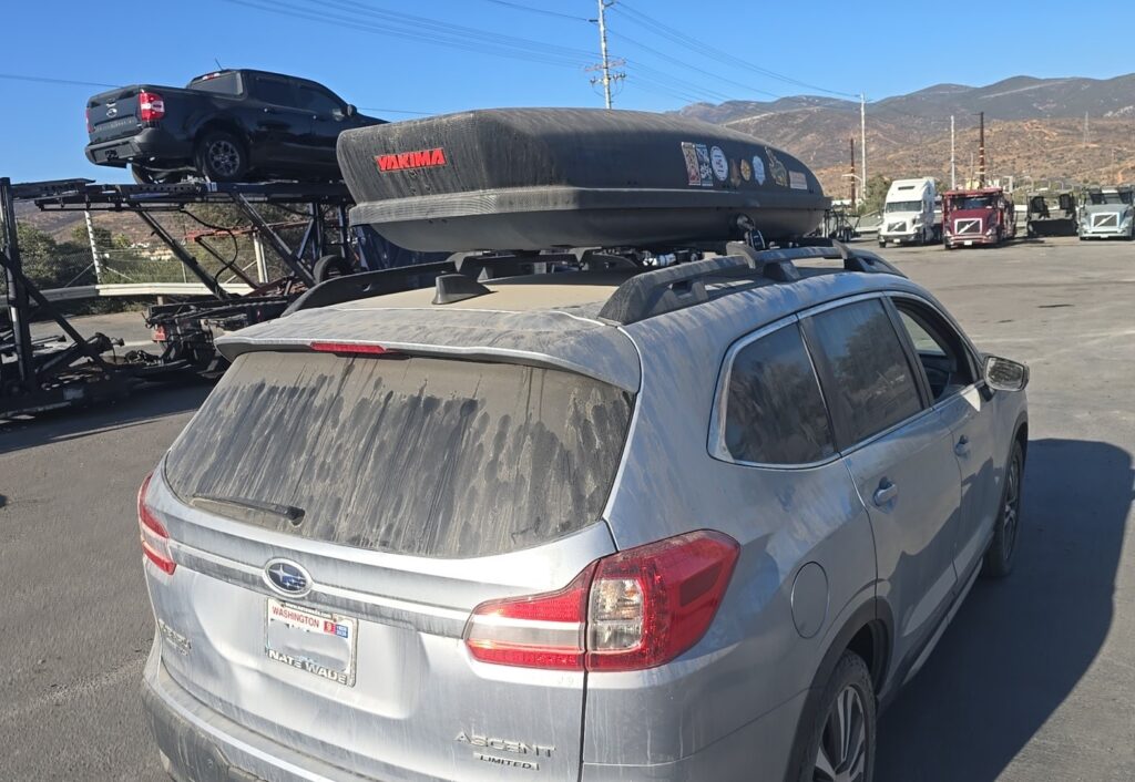 2019 Subaru Ascent open trailer