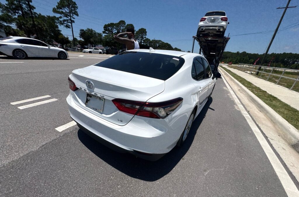 2023 Toyota Camry open trailer