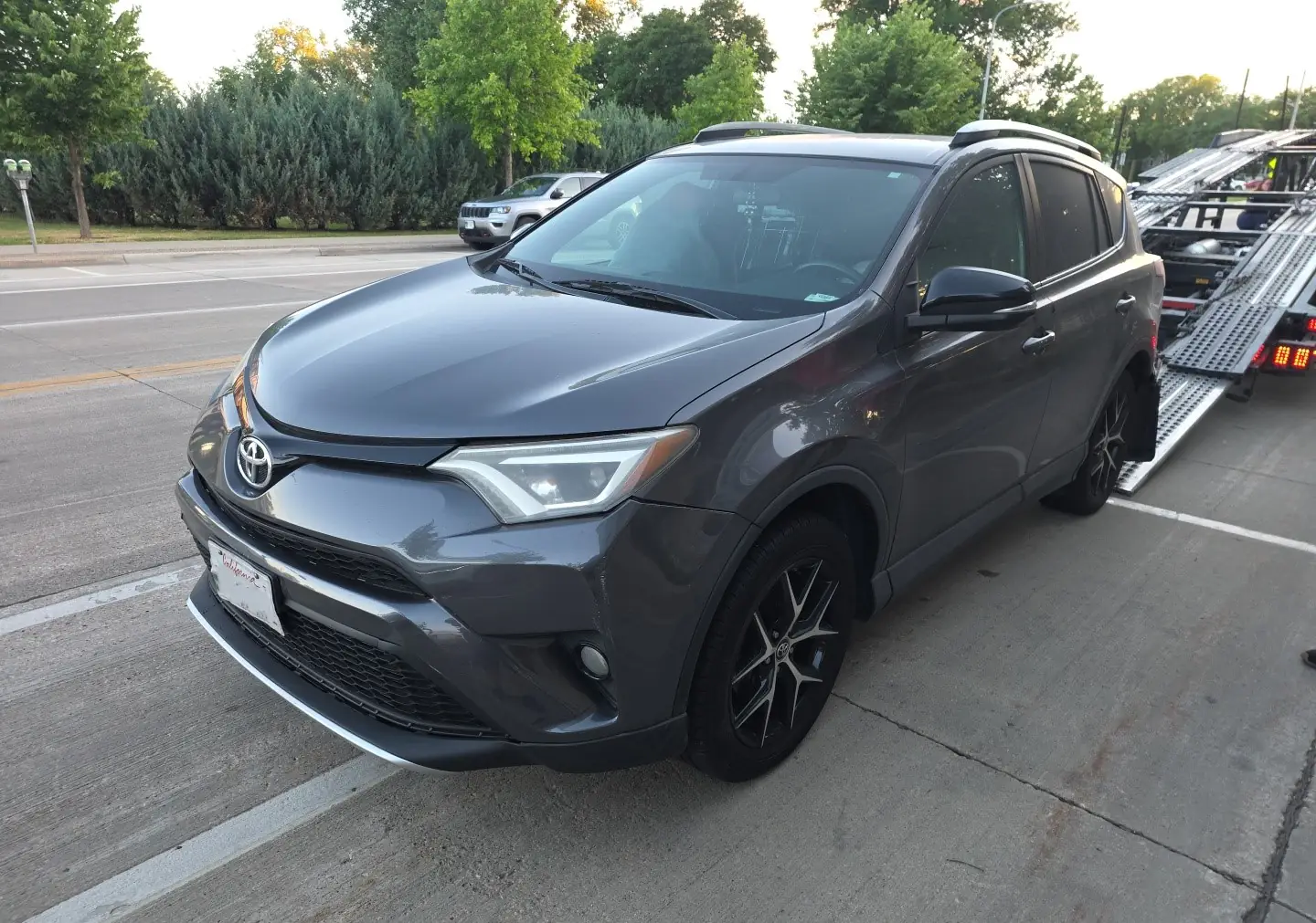 2026 Toyota RAV4 open trailer