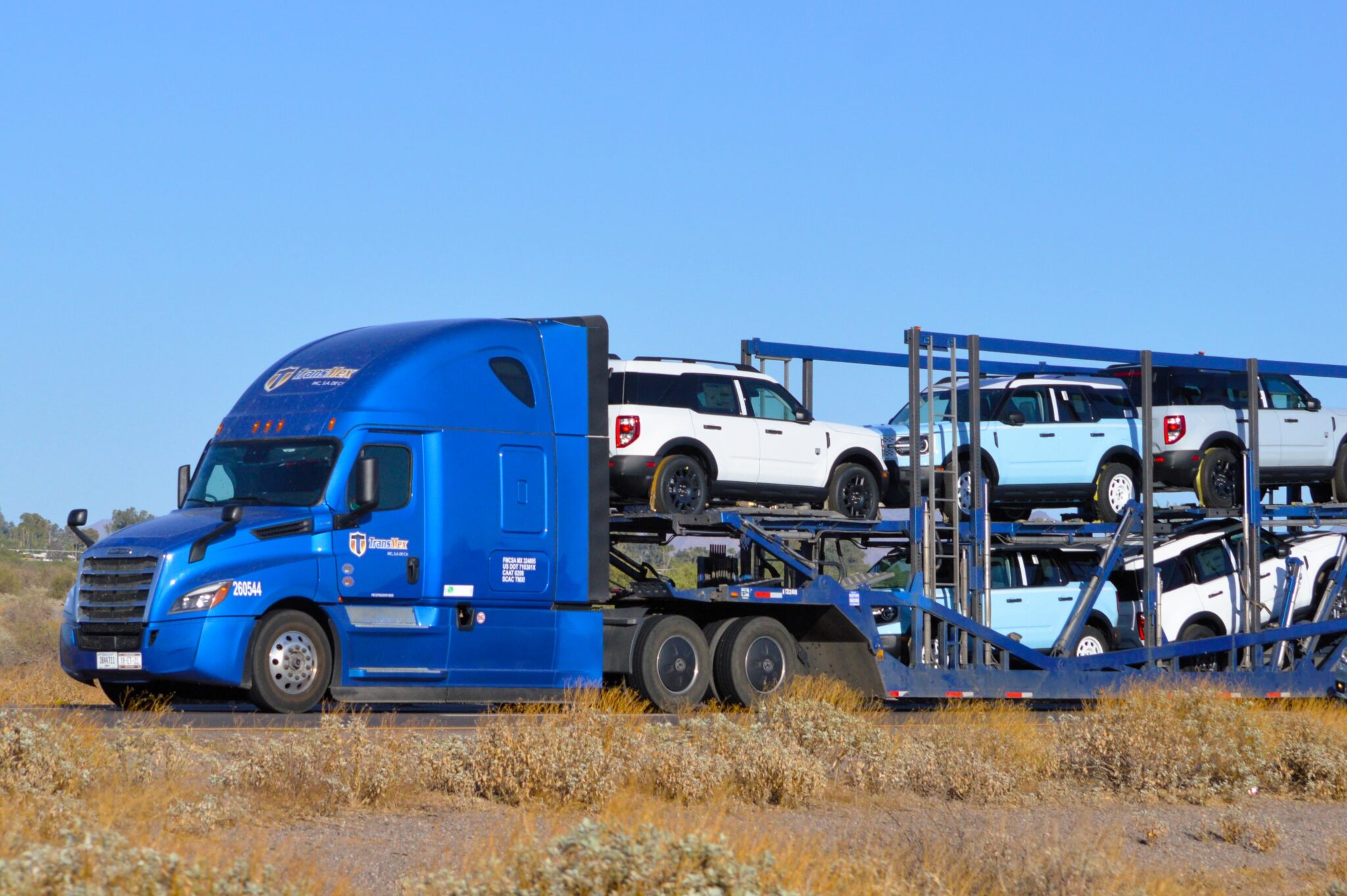 Freightliner, Cascadia car shipping