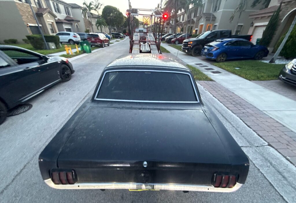 trailer for 1966 Ford Mustang