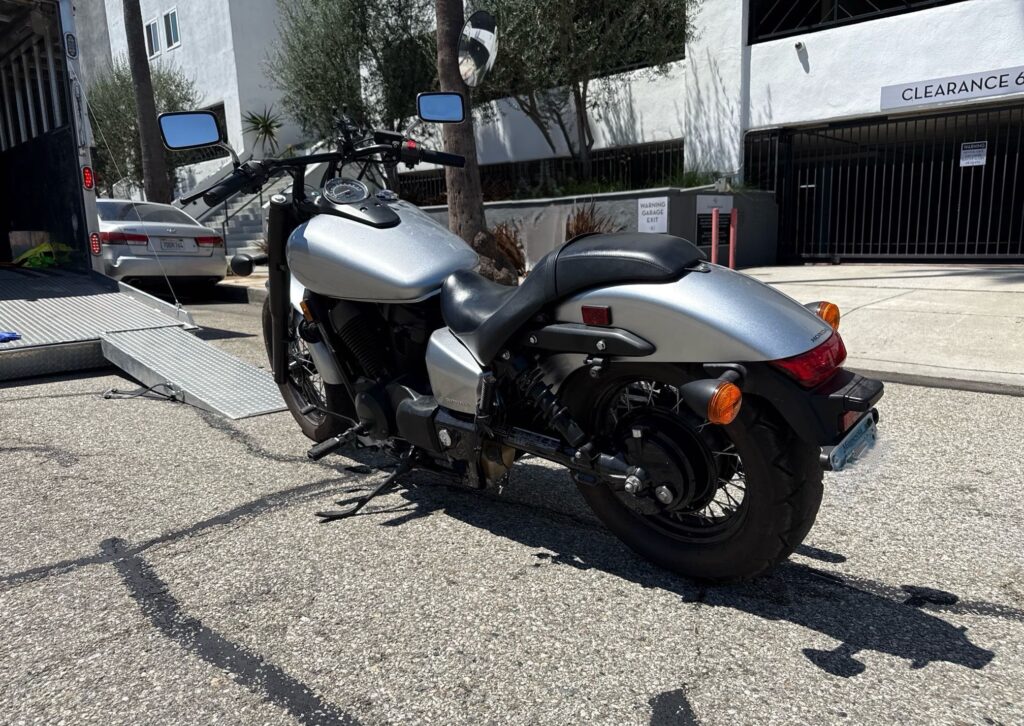 2015 Honda Shadow Phantom 750 encloed