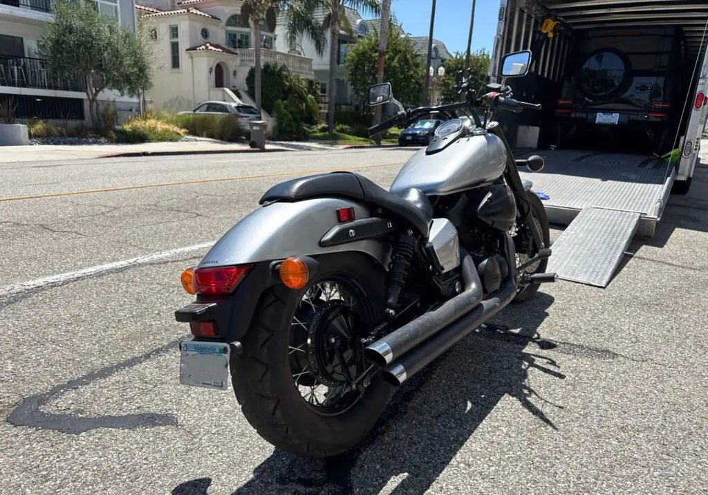 2015 Honda Shadow Phantom 750 enclosed 1