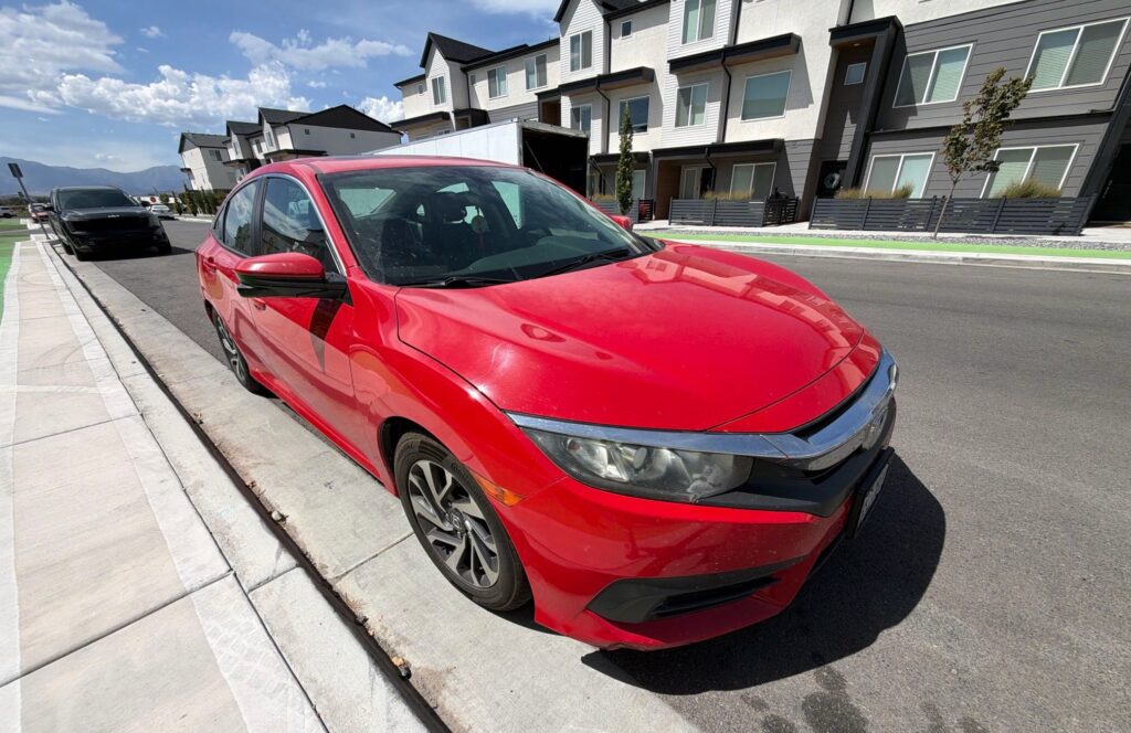 2016 Honda Civic enclosed