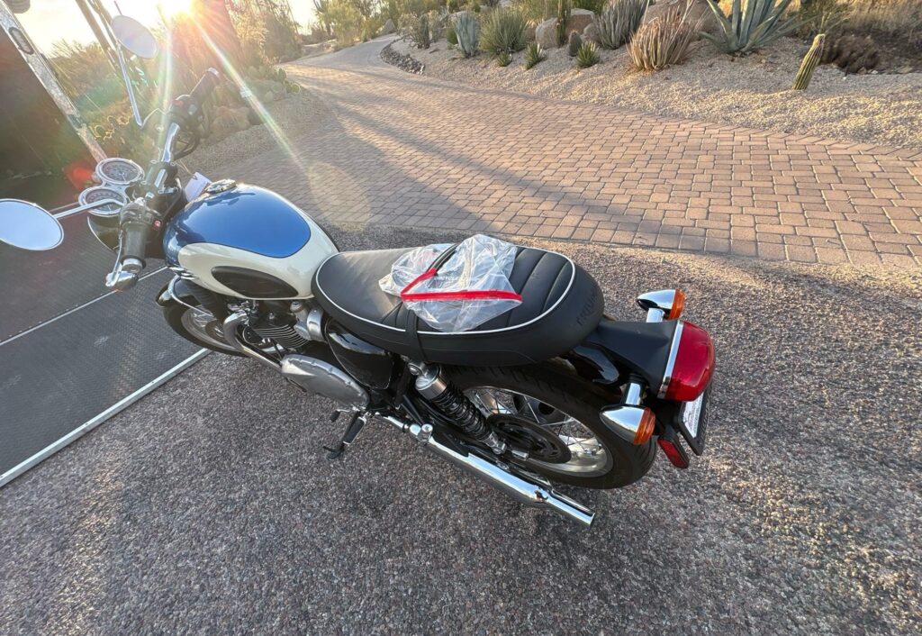 2026 Triumph T120 enclosed