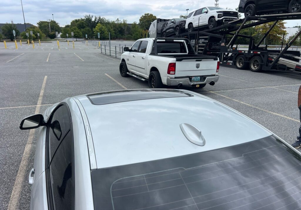 2014 BMW 435i open trailer