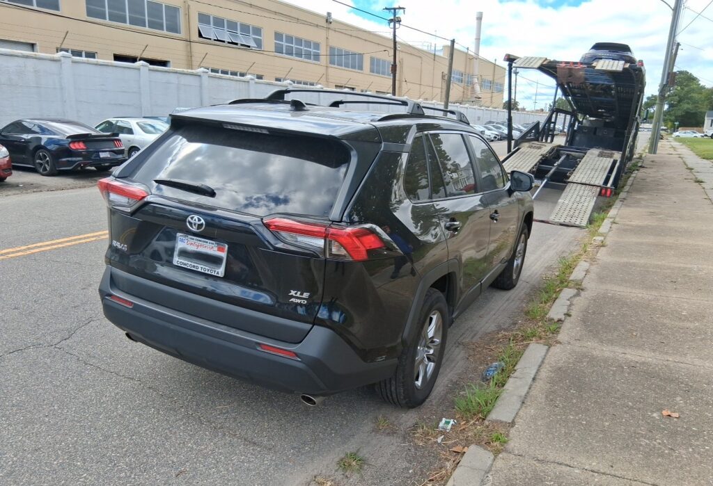 2025 Toyota RAV4 open trailer