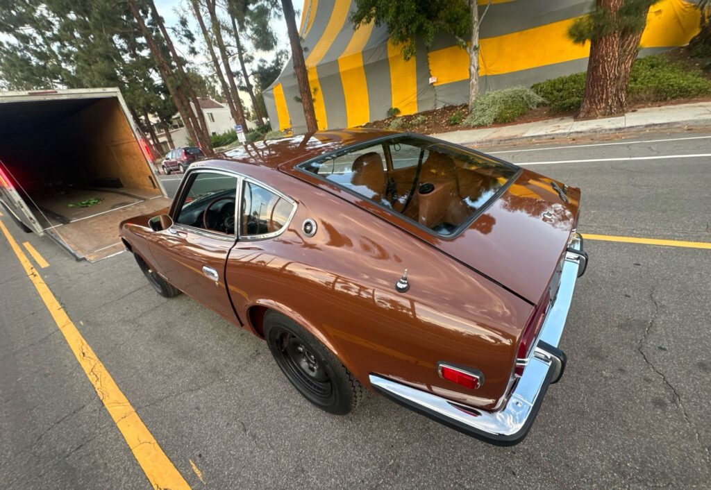 1972 Datsun 240Z enclosed trailer
