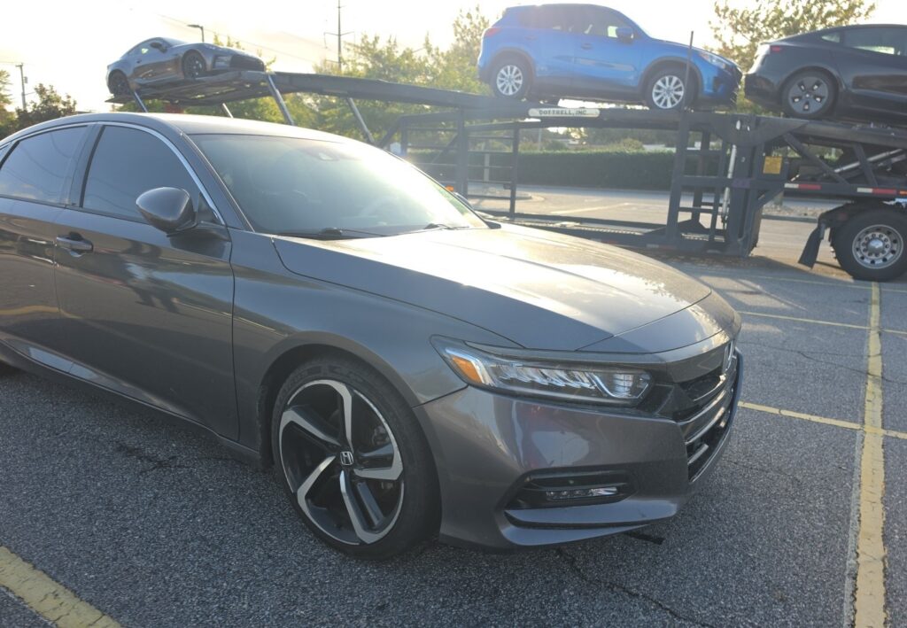 2019 Honda Accord open trailer