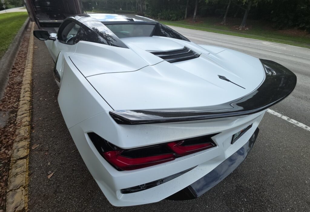 2024 Chevrolet Corvette enclosed 1