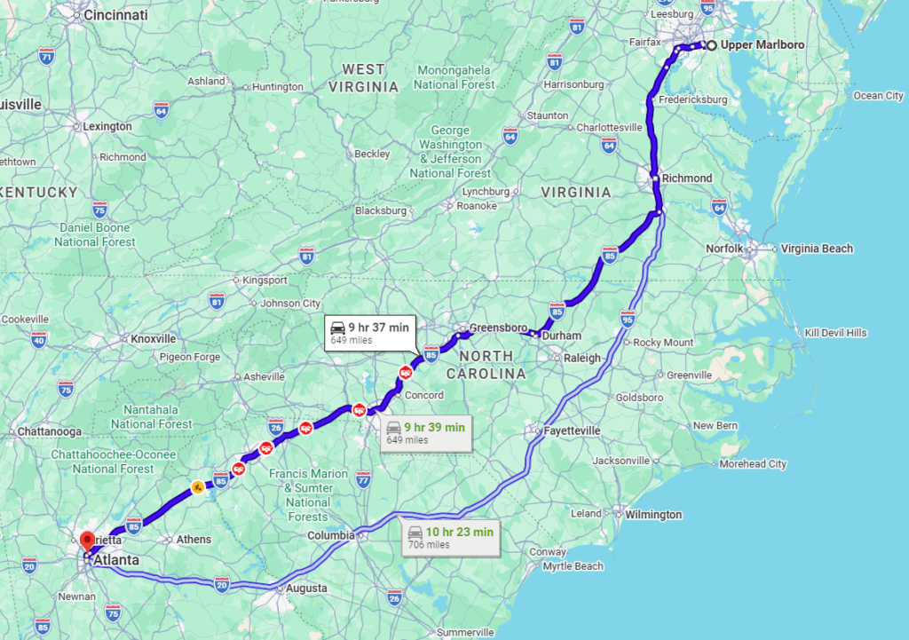 Upper Marlboro, MD, 20774 to Atlanta, GA, 30309Upper Marlboro, MD, 20774 to Atlanta, GA, 30309